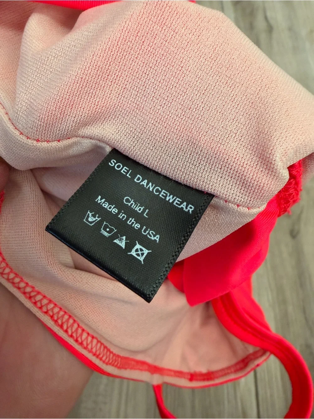 Soel Dance Neon coral Ruffle top